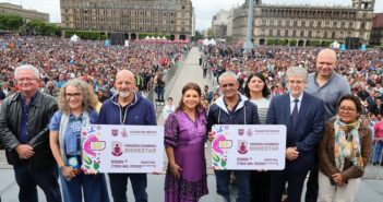 Clara Brugada encabeza entrega de programas Pensión Hombres Bienestar e Ingreso Universal a más de 17 mil capitalinas y capitalinos