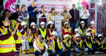 Clara Brugada inicia Programa Integral de Bacheo Nocturno en la Ciudad de México