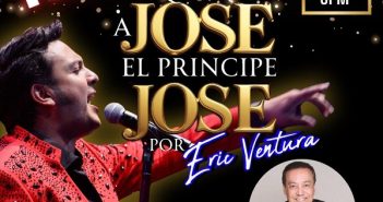 Eric Ventura rinde homenaje a José José en el Teatro San Jerónimo, con Carlos Cuevas como padrino