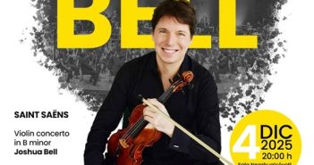 Joshua Bell interpreta a Saint-Saëns el 4 de diciembre en la Sala Nezahualcóyotl