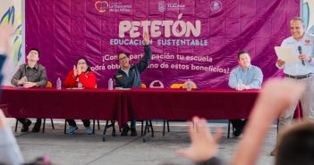 Gaby Osorio pone en marcha el “Petetón”, un programa para impulsar el reciclaje de PET en escuelas de Tlalpan