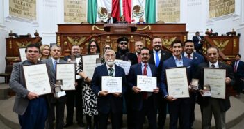 Congreso de la Ciudad de México entrega medallas y reconocimientos en 13 rubros