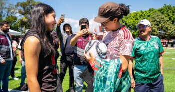 El Mundial Social también se juega en Tlalpan; Gaby Osorio inaugura la Copa del Barrio en 41 canchas rehabilitadas