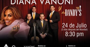 Diana Vanoni prepara una noche de bolero junto a Los Dandys en el Lunario