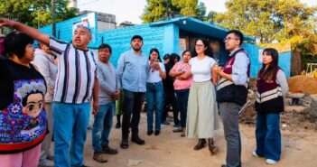 Gaby Osorio supervisa obras en San Miguel Topilejo