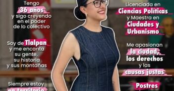 Gaby Osorio comparte pasiones y convicciones para trabajar por tlalpan