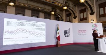 Presidenta Claudia Sheinbaum destaca nivel más bajo en 13 años en la percepción de inseguridad; se ubica en 58.1%, según la ENSU del INEGI