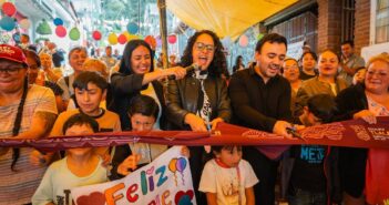 Gaby Osorio inaugura obras en festejo de cumpleaños